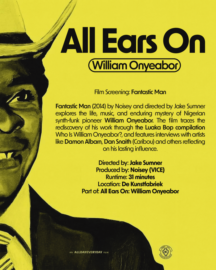 All Ears On William Onyeabor